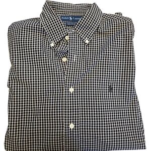 Ralph Lauren Black Checkered Men's Shirt